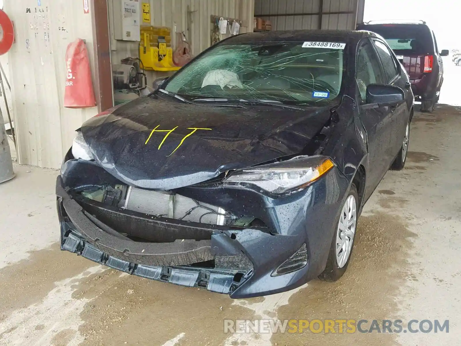 2 Photograph of a damaged car 5YFBURHE5KP889677 TOYOTA COROLLA 2019