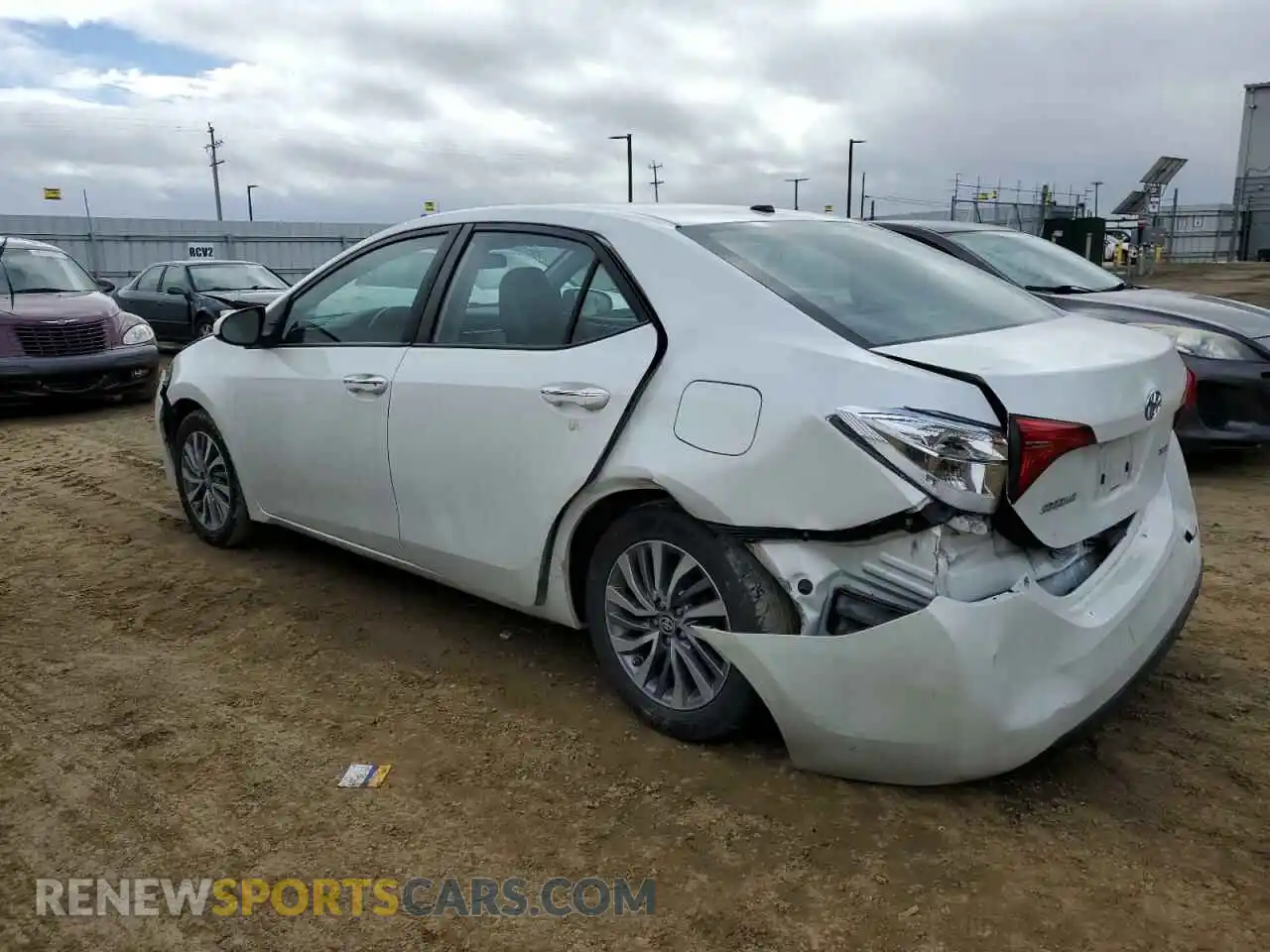 2 Photograph of a damaged car 5YFBURHE5KP891705 TOYOTA COROLLA 2019