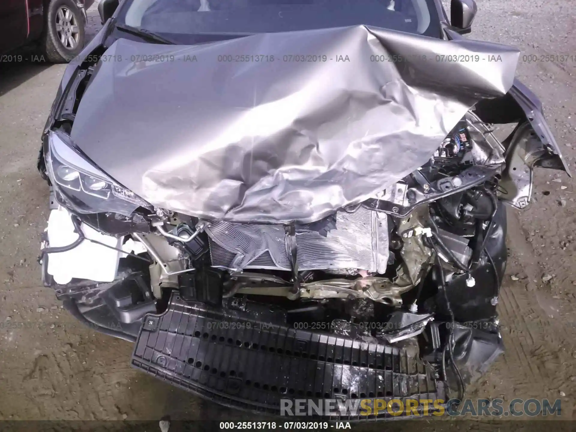 6 Photograph of a damaged car 5YFBURHE5KP893325 TOYOTA COROLLA 2019
