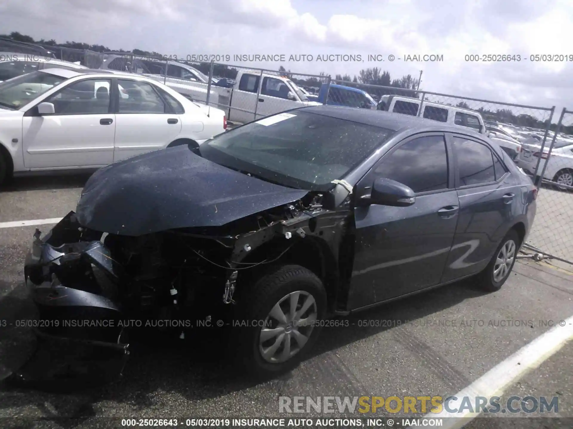 2 Photograph of a damaged car 5YFBURHE5KP898475 TOYOTA COROLLA 2019