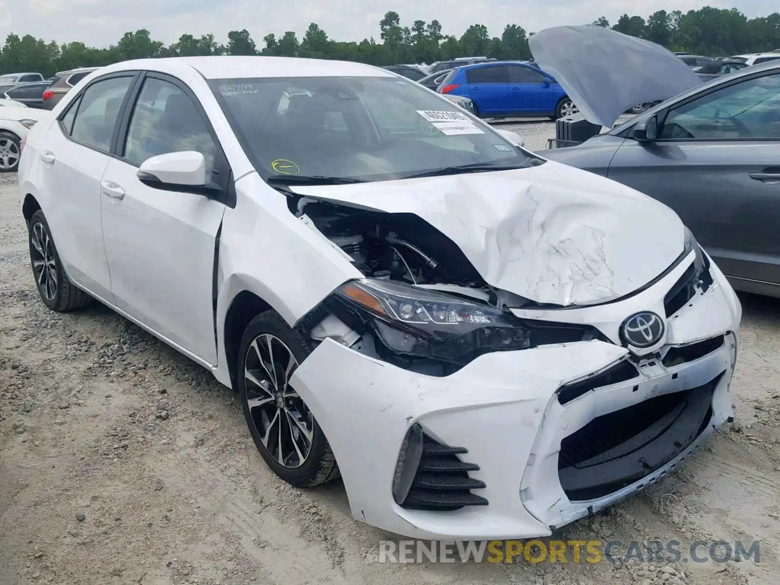 1 Photograph of a damaged car 5YFBURHE5KP935945 TOYOTA COROLLA 2019