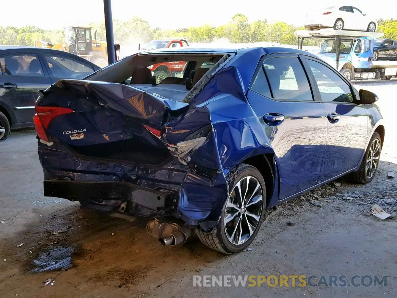 4 Photograph of a damaged car 5YFBURHE6KP857935 TOYOTA COROLLA 2019