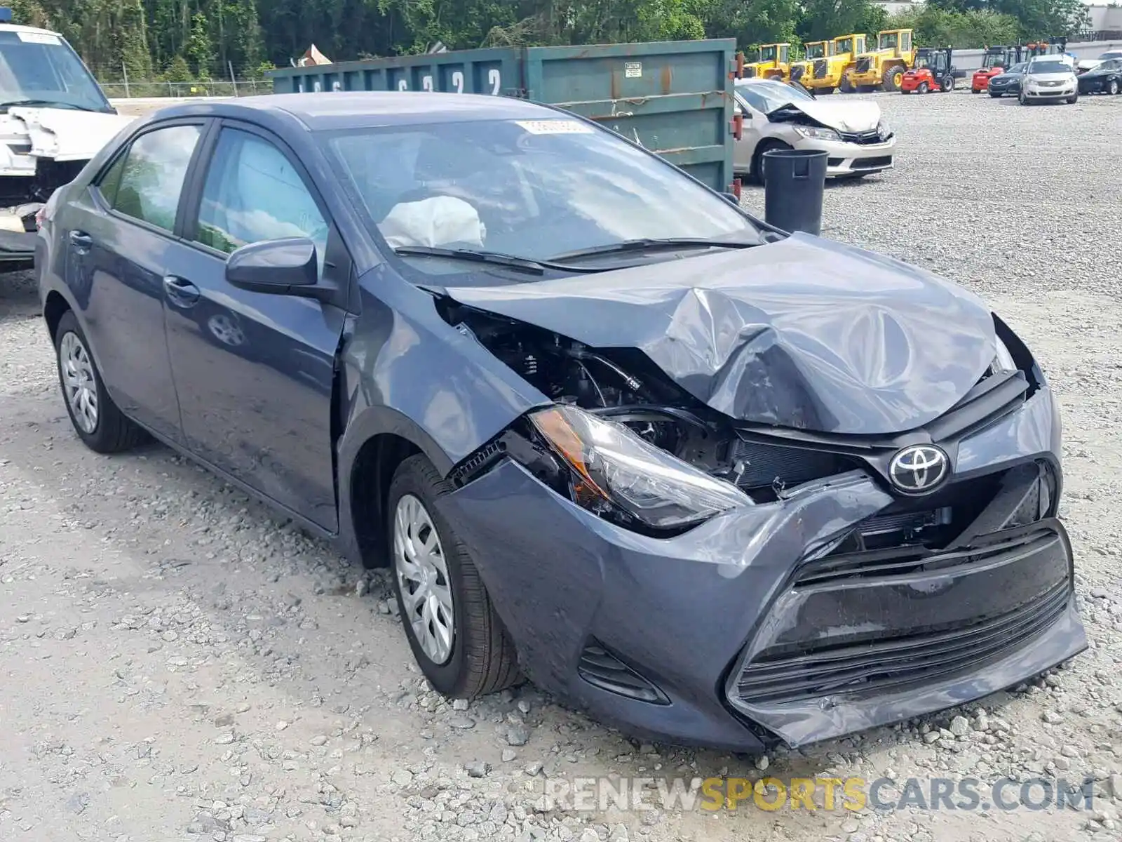 1 Photograph of a damaged car 5YFBURHE6KP929359 TOYOTA COROLLA 2019