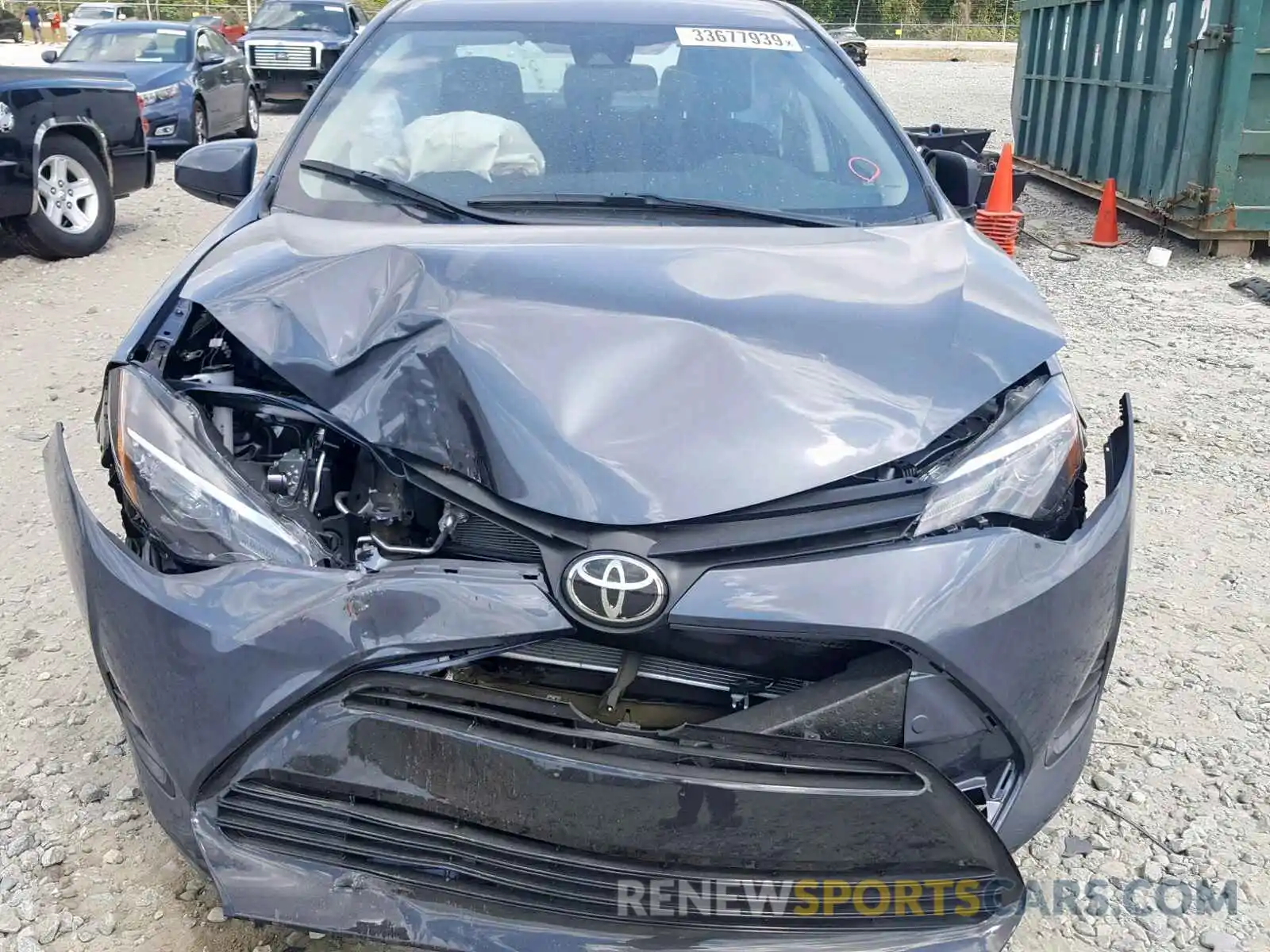 9 Photograph of a damaged car 5YFBURHE6KP929359 TOYOTA COROLLA 2019