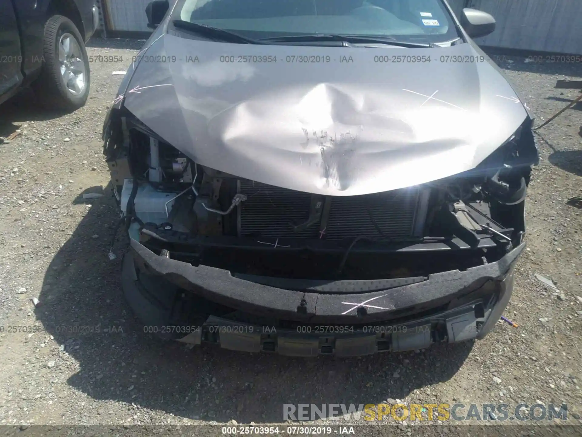 6 Photograph of a damaged car 5YFBURHE7KP870998 TOYOTA COROLLA 2019