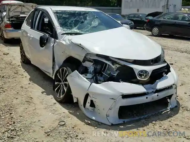1 Photograph of a damaged car 5YFBURHE7KP889678 TOYOTA COROLLA 2019