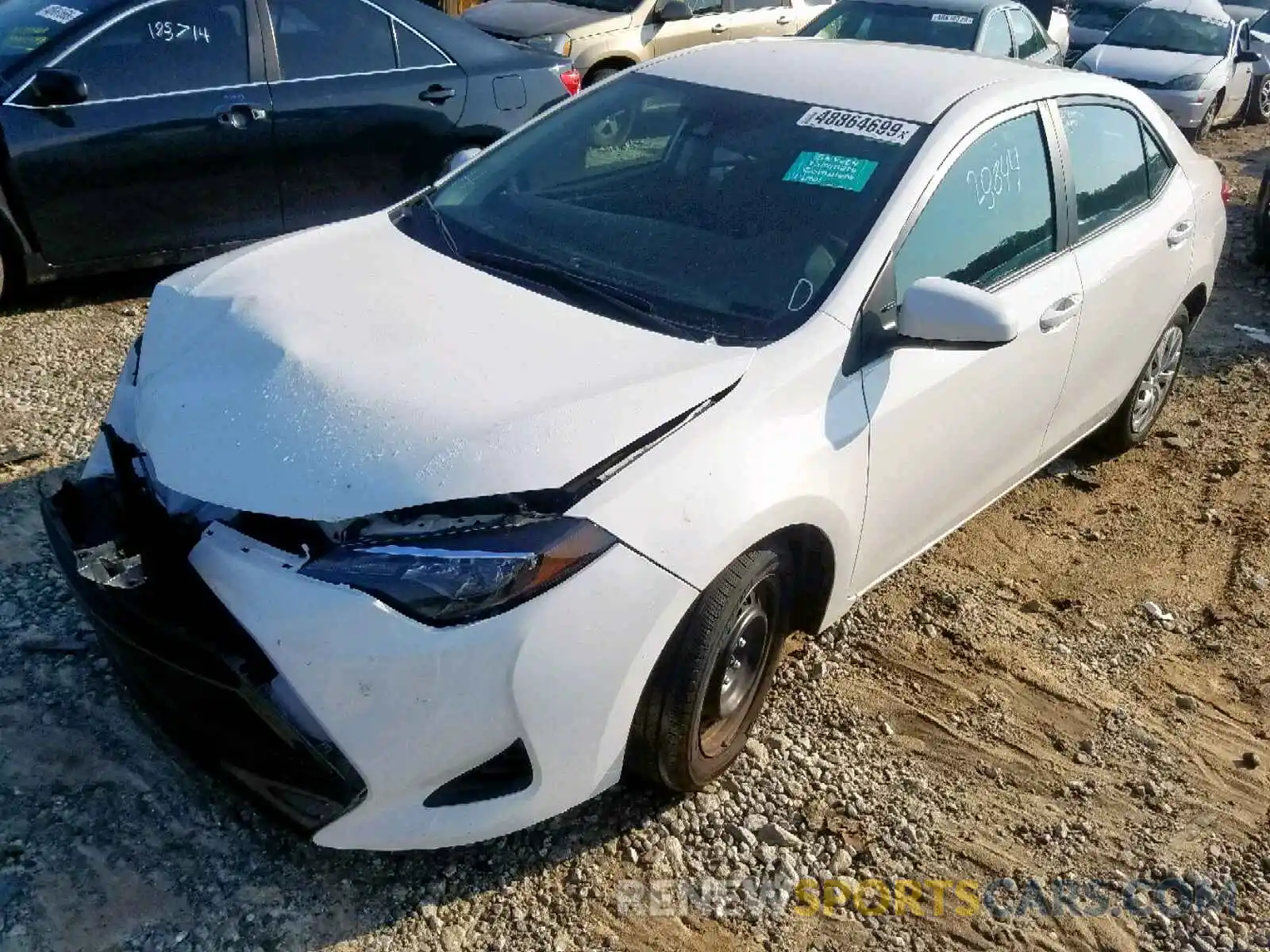 2 Photograph of a damaged car 5YFBURHE7KP898526 TOYOTA COROLLA 2019