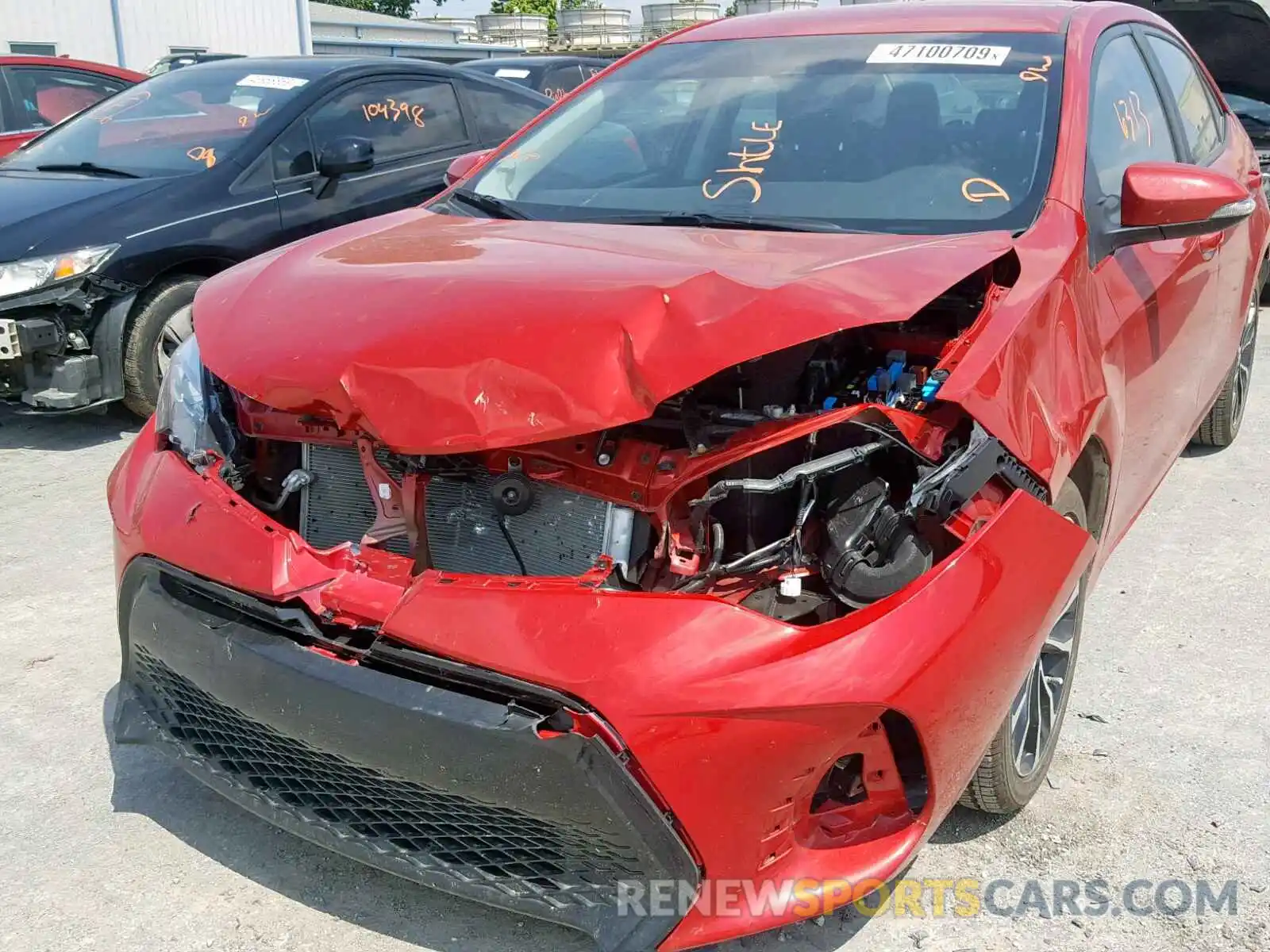 9 Photograph of a damaged car 5YFBURHE7KP915213 TOYOTA COROLLA 2019