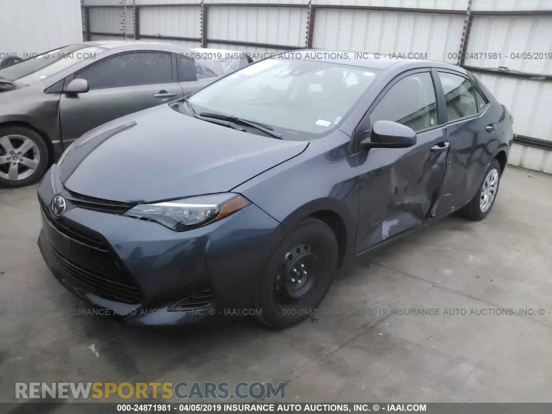 2 Photograph of a damaged car 5YFBURHE7KP928656 TOYOTA COROLLA 2019