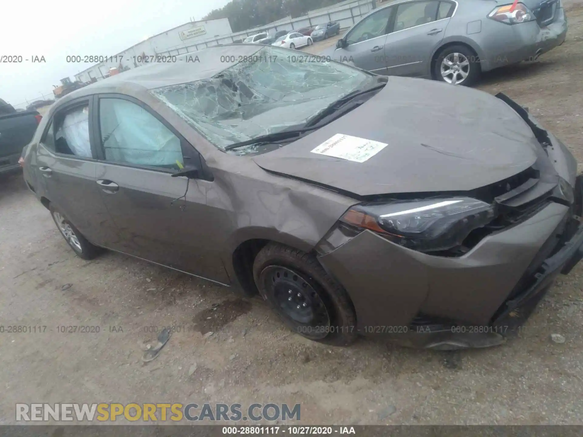 1 Photograph of a damaged car 5YFBURHE8KP873473 TOYOTA COROLLA 2019