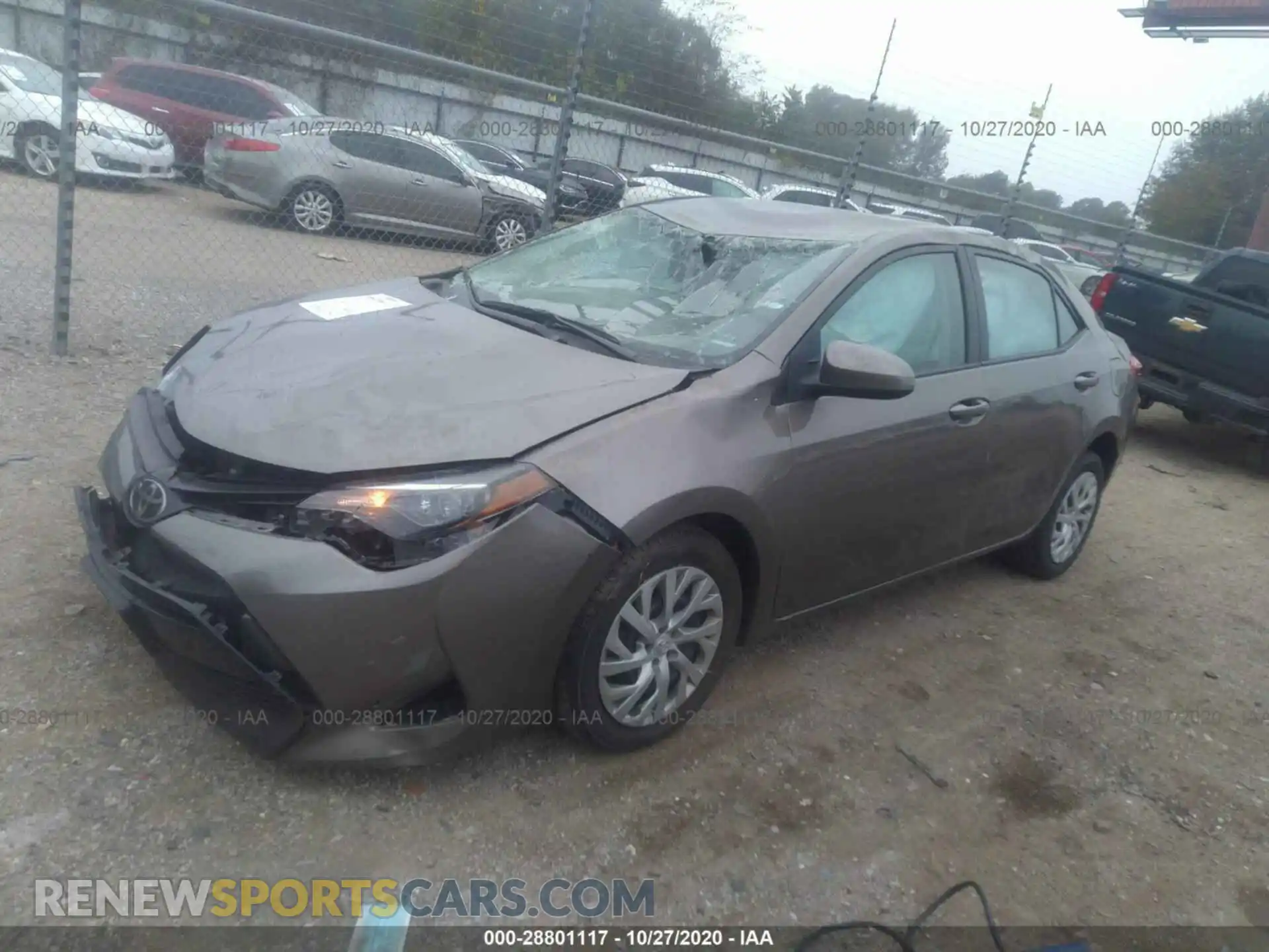 2 Photograph of a damaged car 5YFBURHE8KP873473 TOYOTA COROLLA 2019
