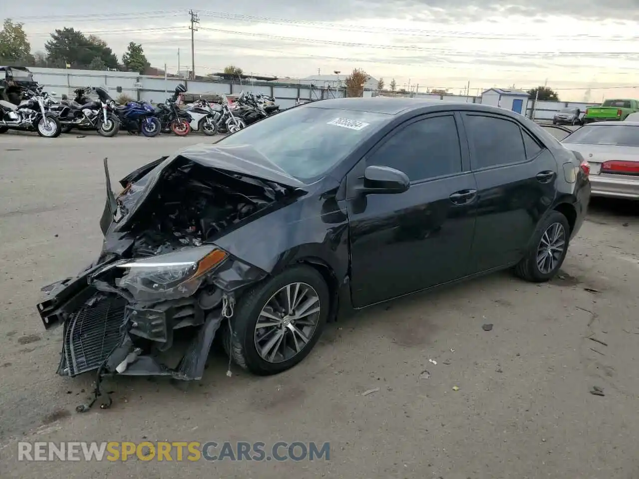 1 Photograph of a damaged car 5YFBURHE8KP884151 TOYOTA COROLLA 2019