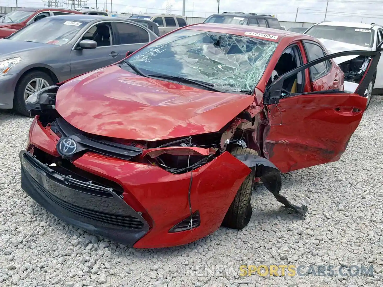 2 Photograph of a damaged car 5YFBURHE8KP891424 TOYOTA COROLLA 2019