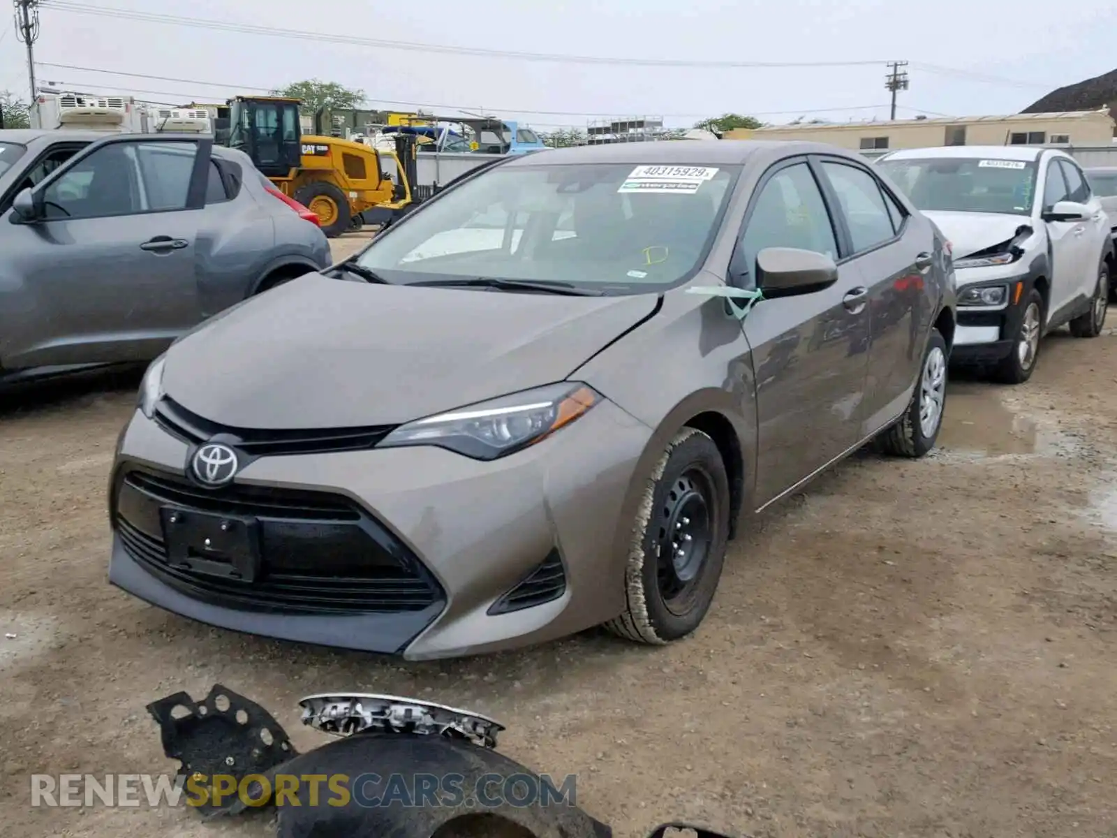 2 Photograph of a damaged car 5YFBURHE8KP908433 TOYOTA COROLLA 2019