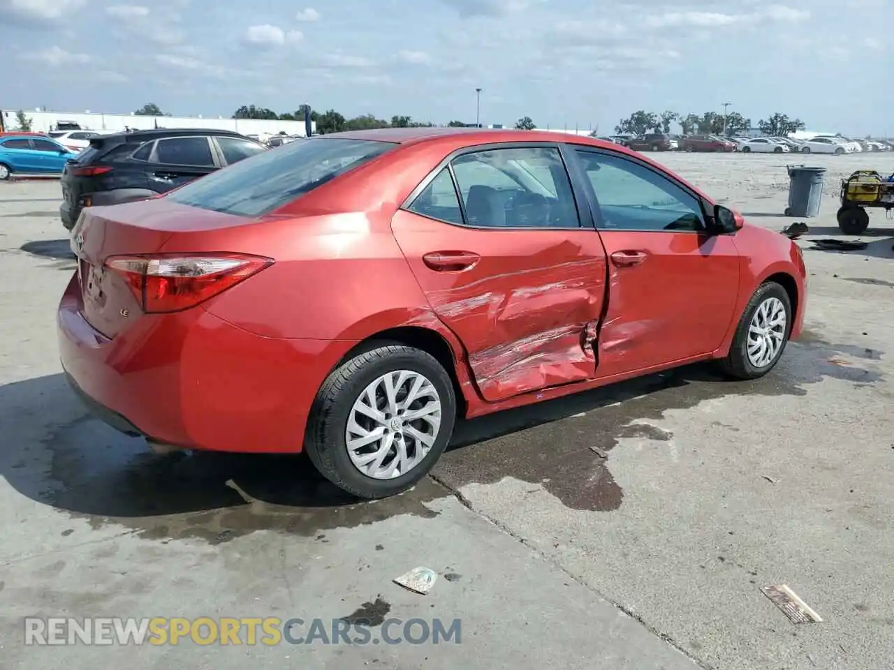 3 Photograph of a damaged car 5YFBURHE8KP917987 TOYOTA COROLLA 2019