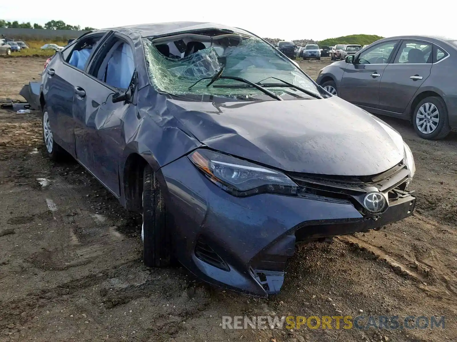 1 Photograph of a damaged car 5YFBURHE8KP932957 TOYOTA COROLLA 2019