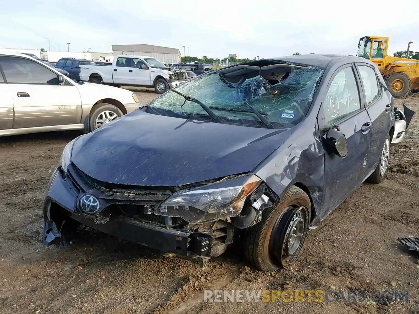 2 Photograph of a damaged car 5YFBURHE8KP932957 TOYOTA COROLLA 2019
