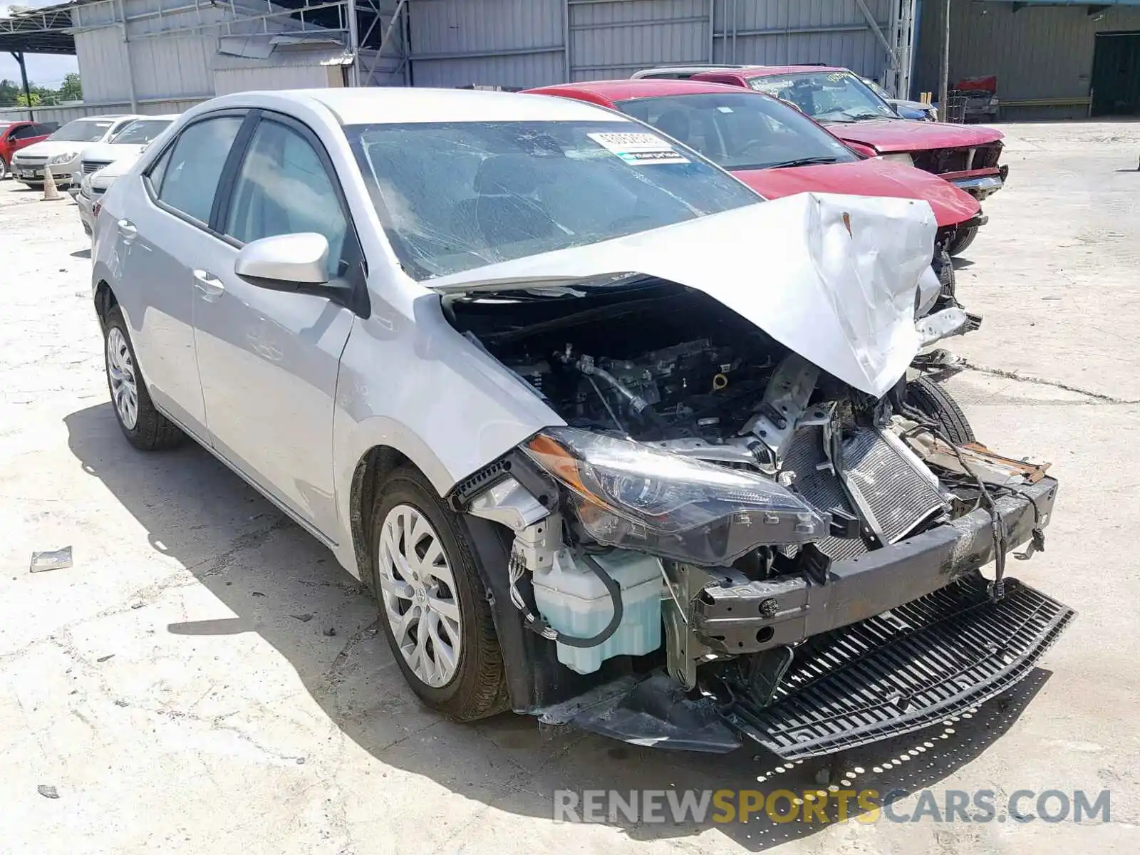 1 Photograph of a damaged car 5YFBURHE9KP874941 TOYOTA COROLLA 2019