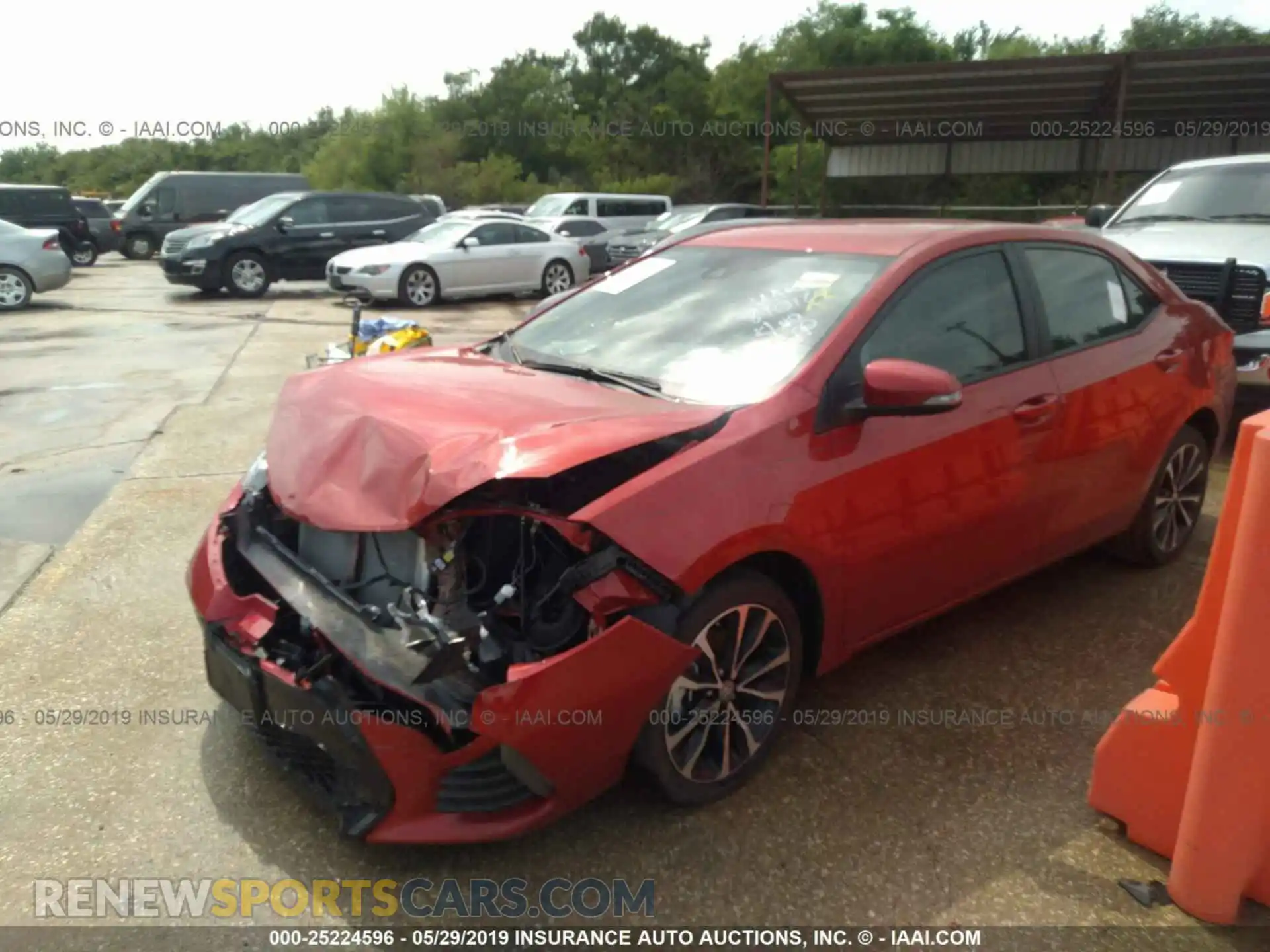 2 Photograph of a damaged car 5YFBURHE9KP890184 TOYOTA COROLLA 2019