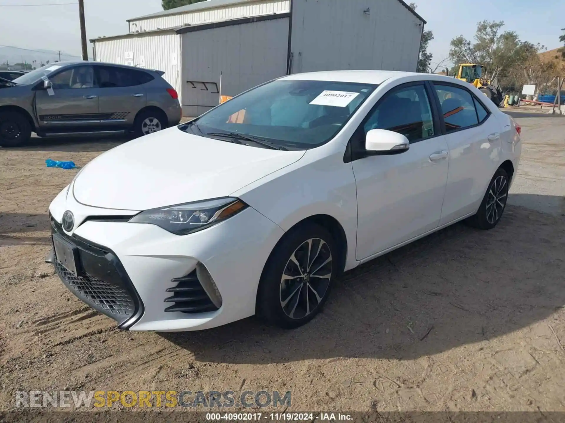 2 Photograph of a damaged car 5YFBURHE9KP926360 TOYOTA COROLLA 2019