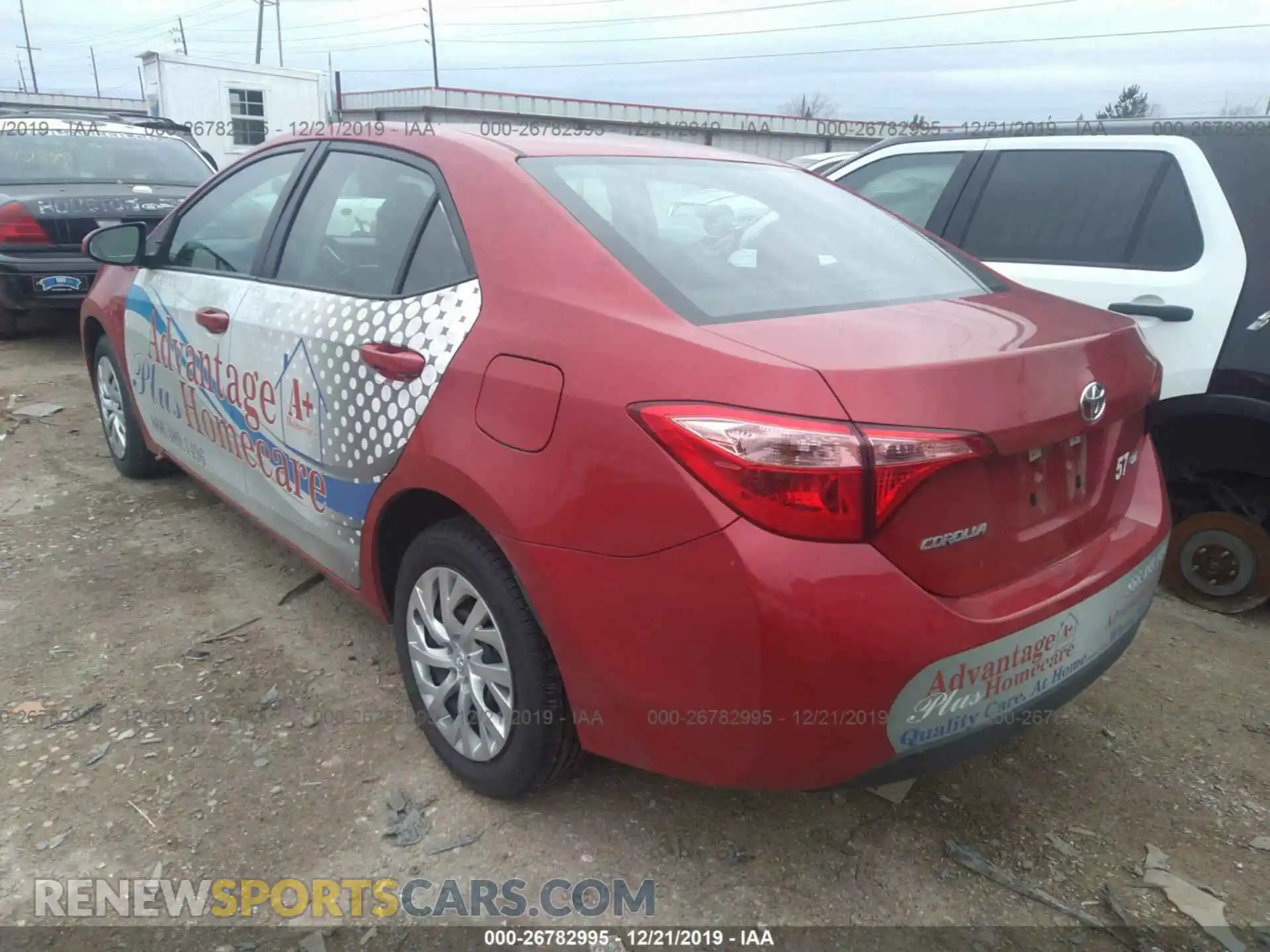 3 Photograph of a damaged car 5YFBURHE9KP926438 TOYOTA COROLLA 2019