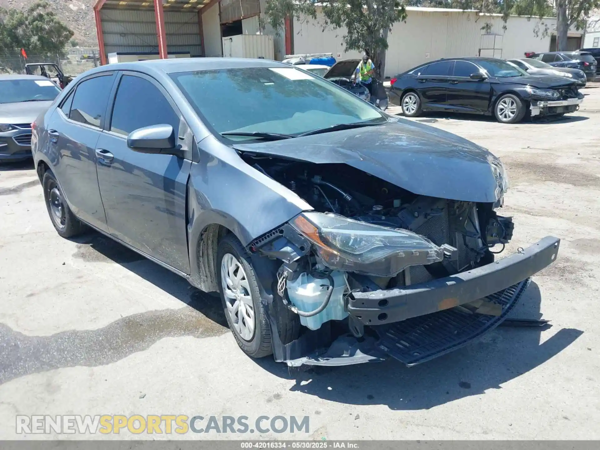 1 Photograph of a damaged car 5YFBURHEXKP926609 TOYOTA COROLLA 2019