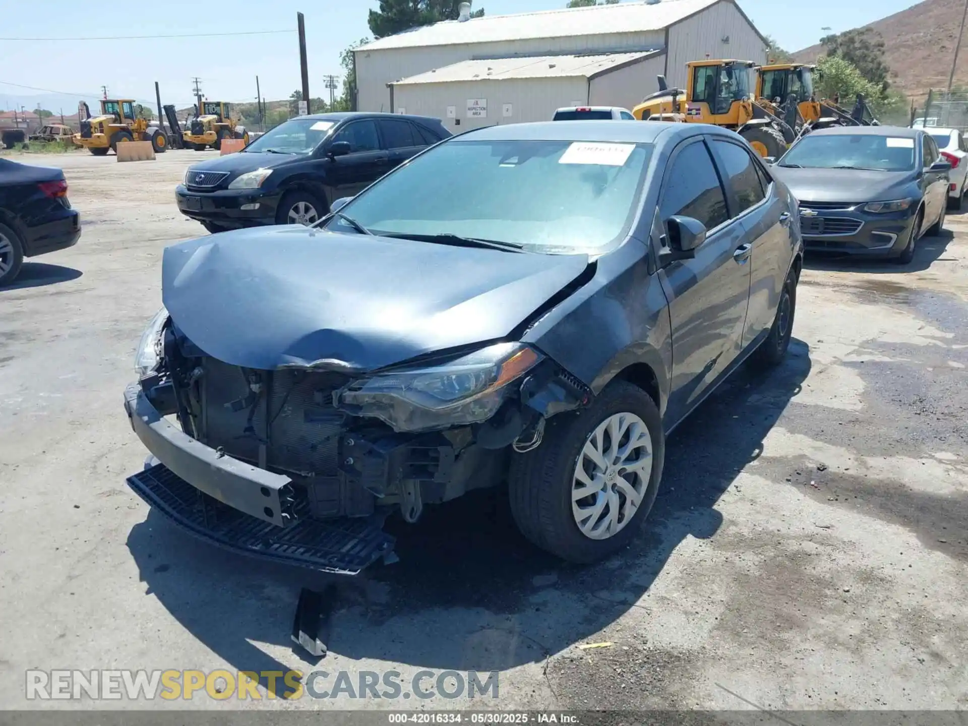 2 Photograph of a damaged car 5YFBURHEXKP926609 TOYOTA COROLLA 2019