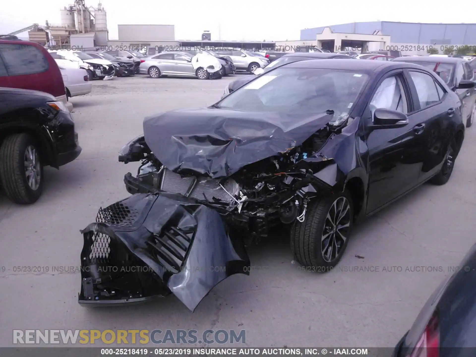 2 Photograph of a damaged car 5YFBURHEXKP937867 TOYOTA COROLLA 2019