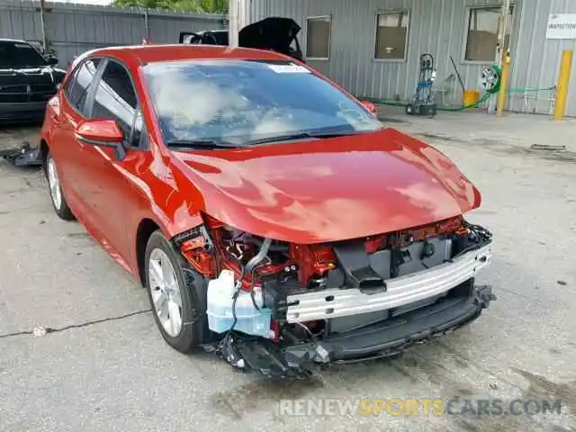 1 Photograph of a damaged car JTNK4RBE0K3046127 TOYOTA COROLLA 2019