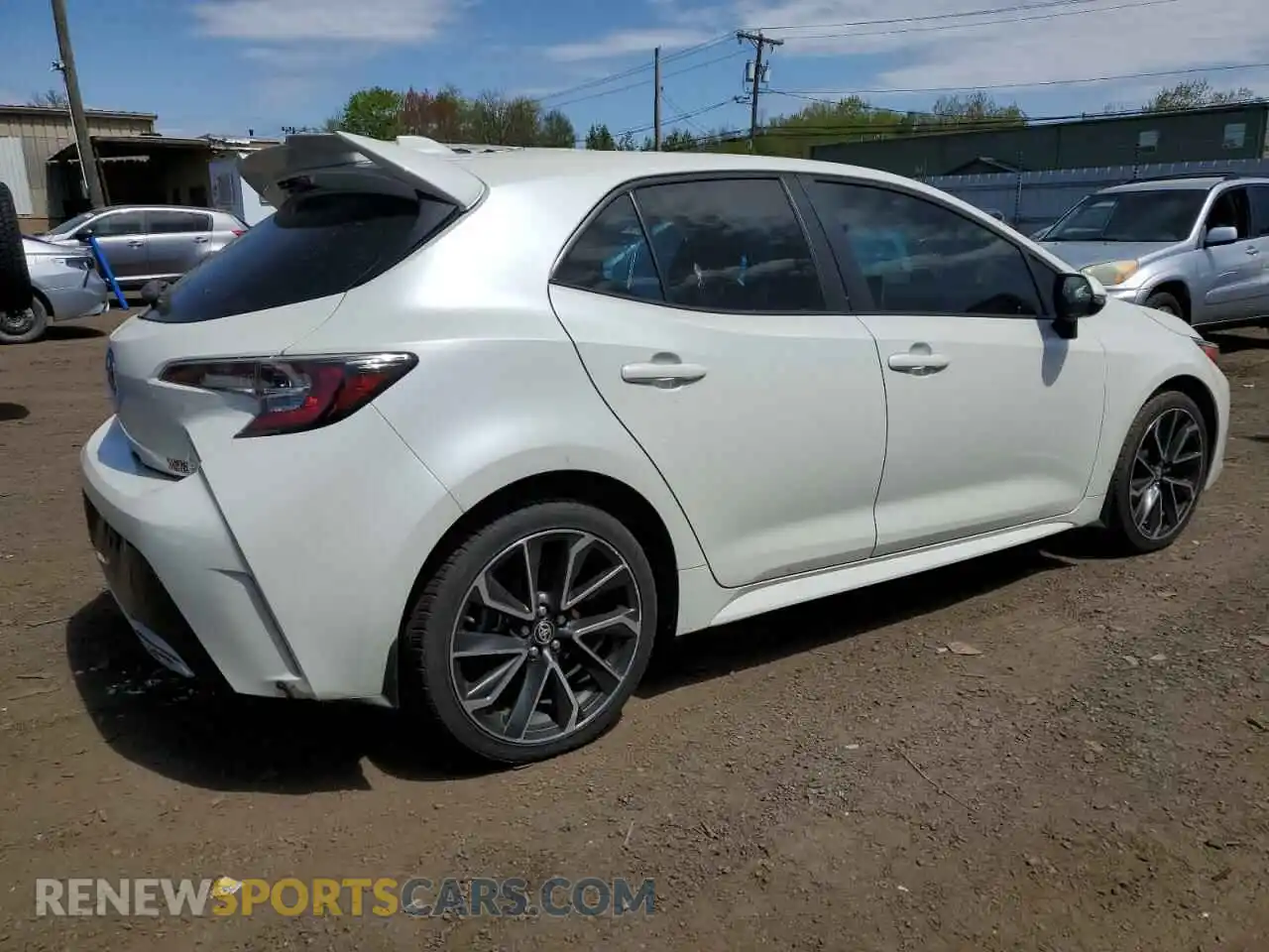 3 Фотография поврежденного автомобиля JTNK4RBE1K3002833 TOYOTA COROLLA 2019