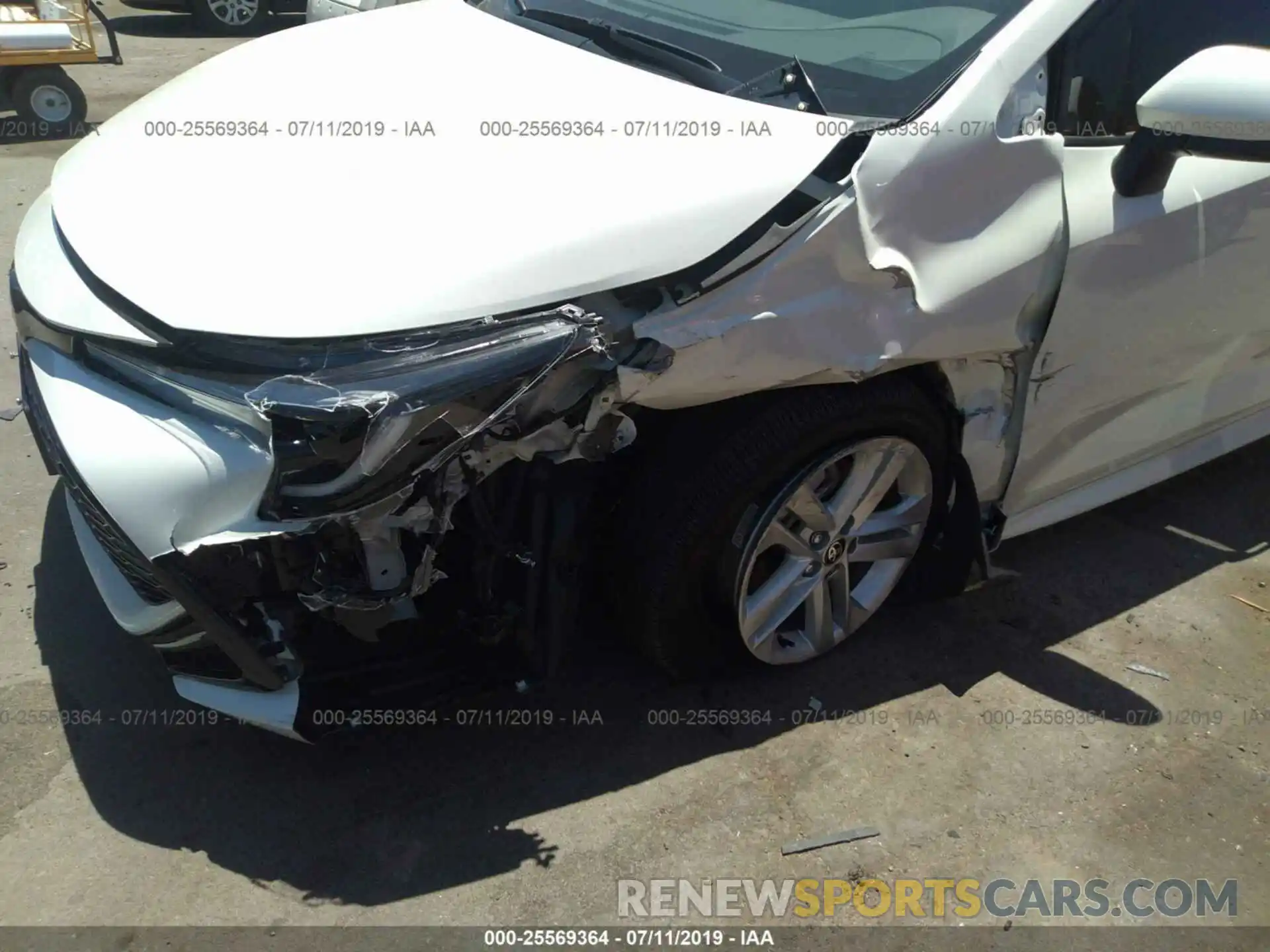 6 Photograph of a damaged car JTNK4RBE1K3023603 TOYOTA COROLLA 2019