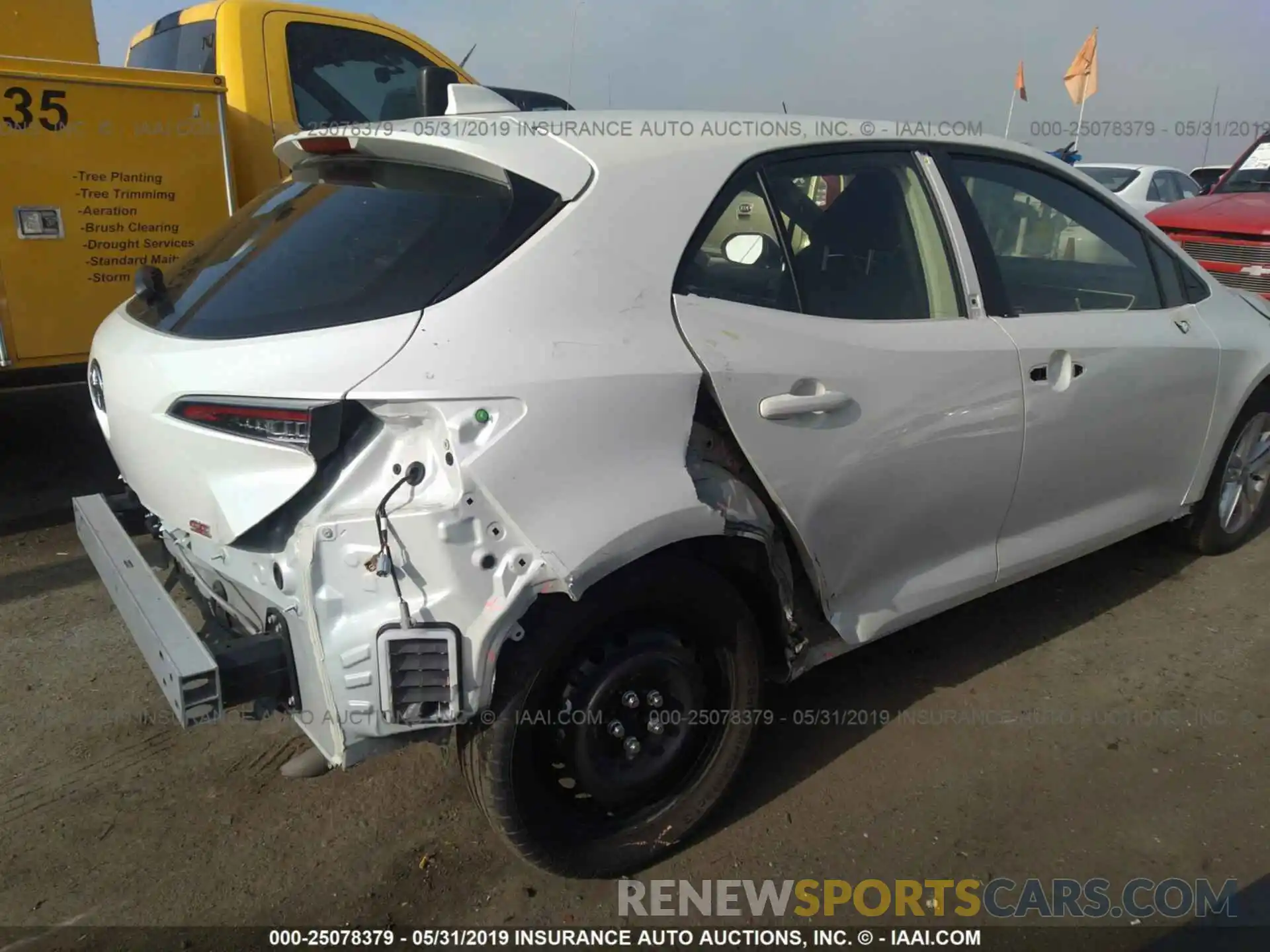 6 Photograph of a damaged car JTNK4RBE2K3009693 TOYOTA COROLLA 2019