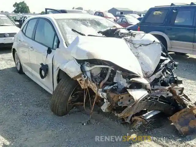 1 Photograph of a damaged car JTNK4RBE2K3010147 TOYOTA COROLLA 2019
