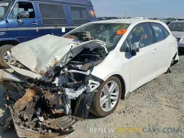 2 Photograph of a damaged car JTNK4RBE2K3010147 TOYOTA COROLLA 2019