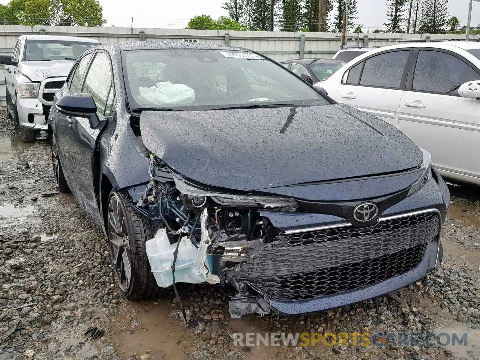 1 Photograph of a damaged car JTNK4RBE2K3026509 TOYOTA COROLLA 2019