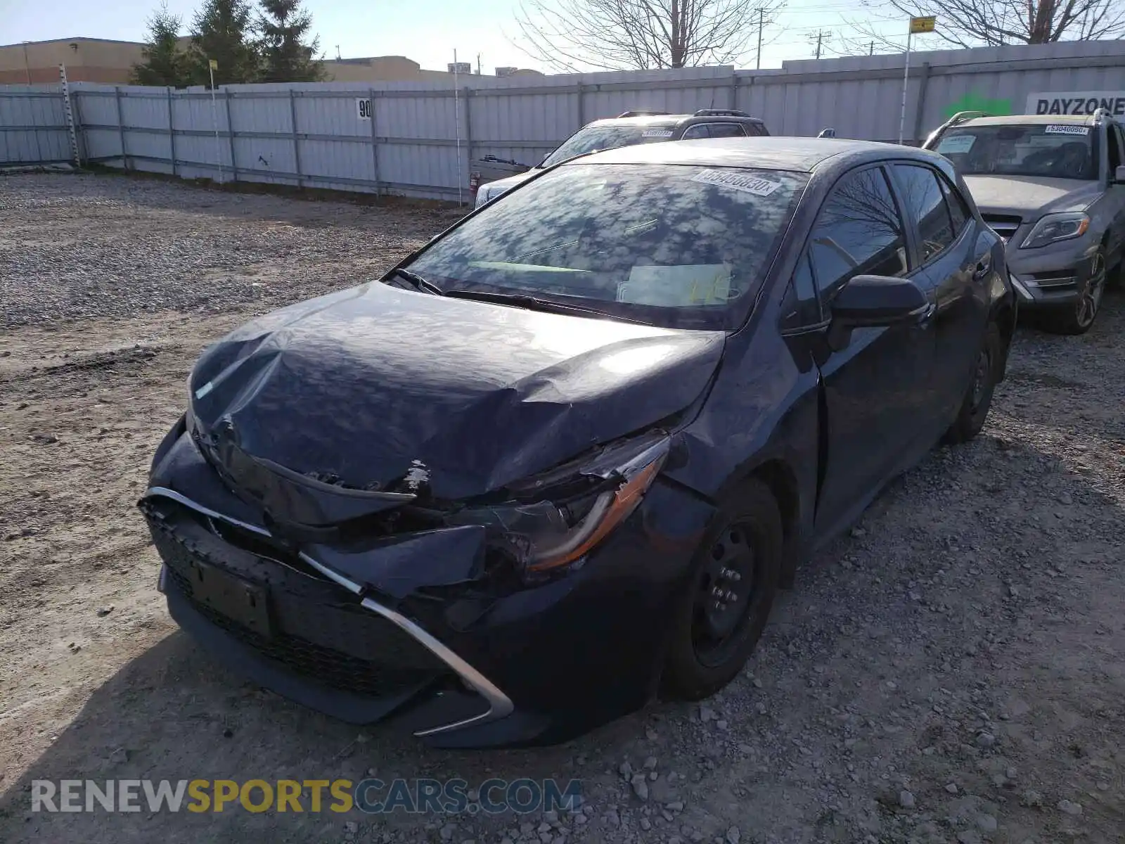 2 Photograph of a damaged car JTNK4RBE4K3005547 TOYOTA COROLLA 2019
