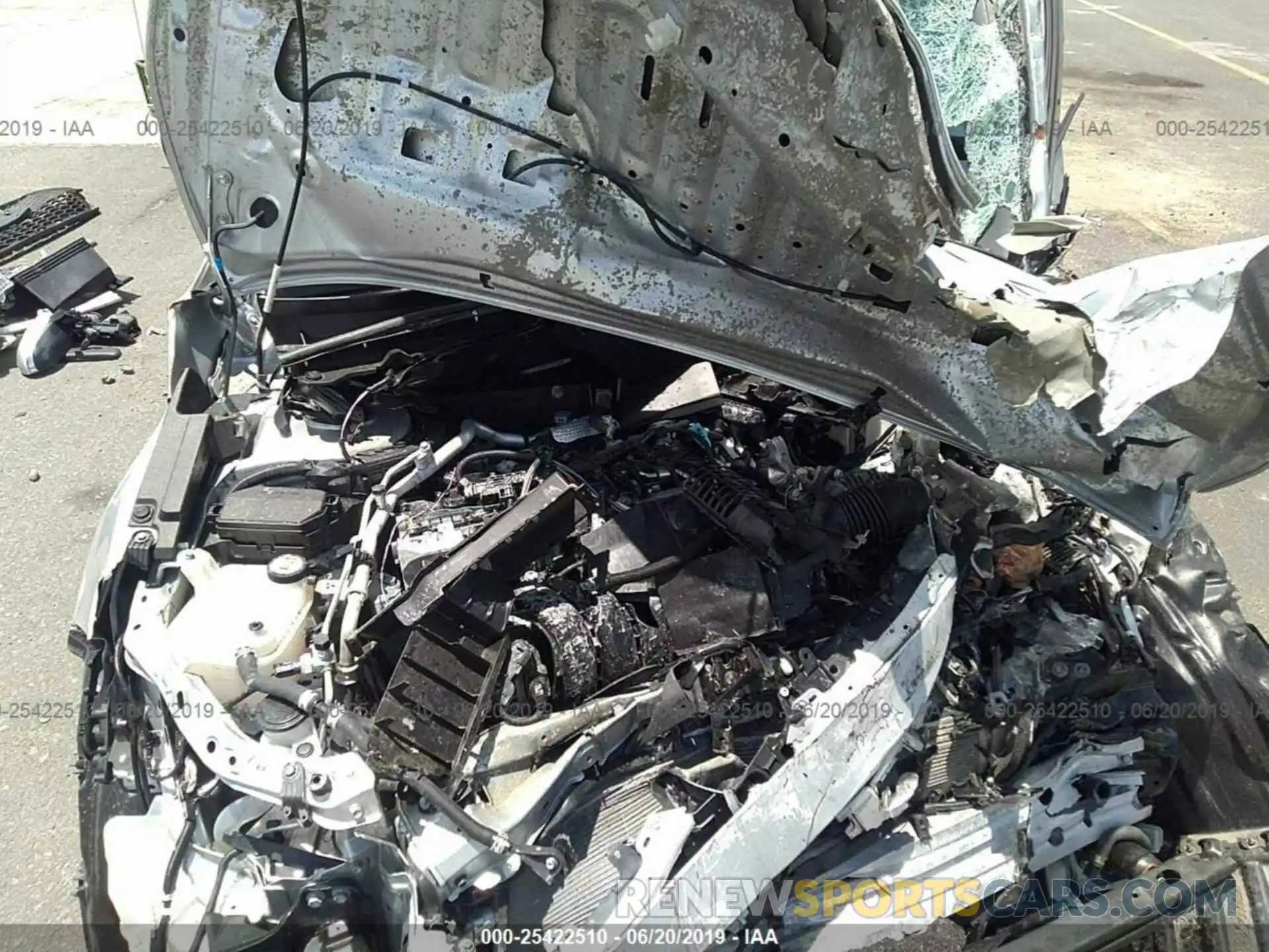 10 Photograph of a damaged car JTNK4RBE9K3028404 TOYOTA COROLLA 2019