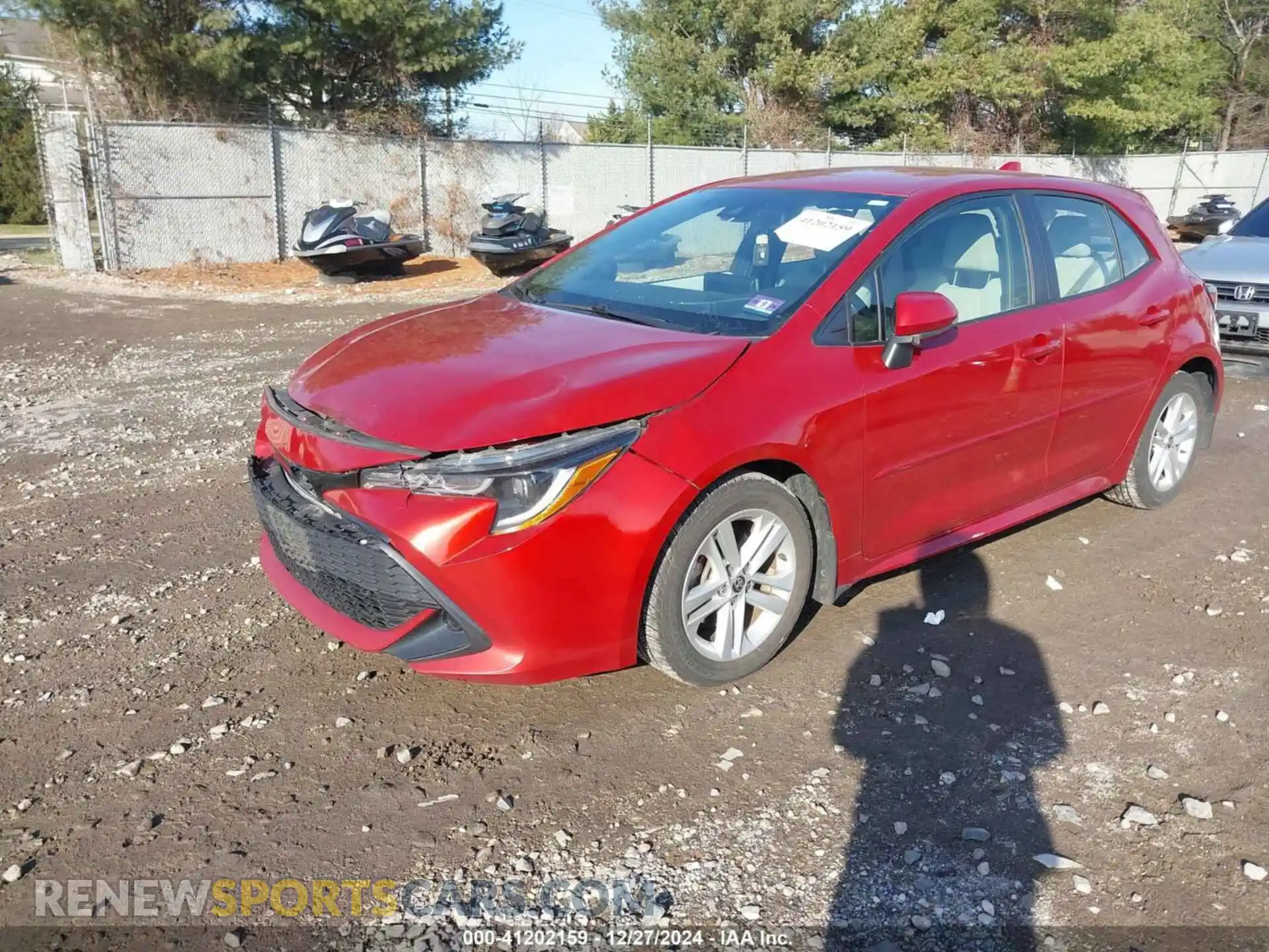 2 Photograph of a damaged car JTNK4RBEXK3049665 TOYOTA COROLLA 2019