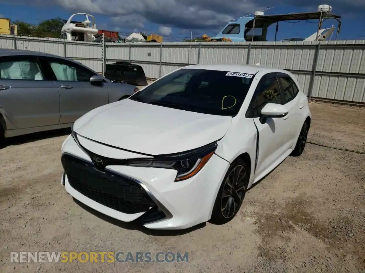 2 Photograph of a damaged car JTNK4RBEXK3062187 TOYOTA COROLLA 2019