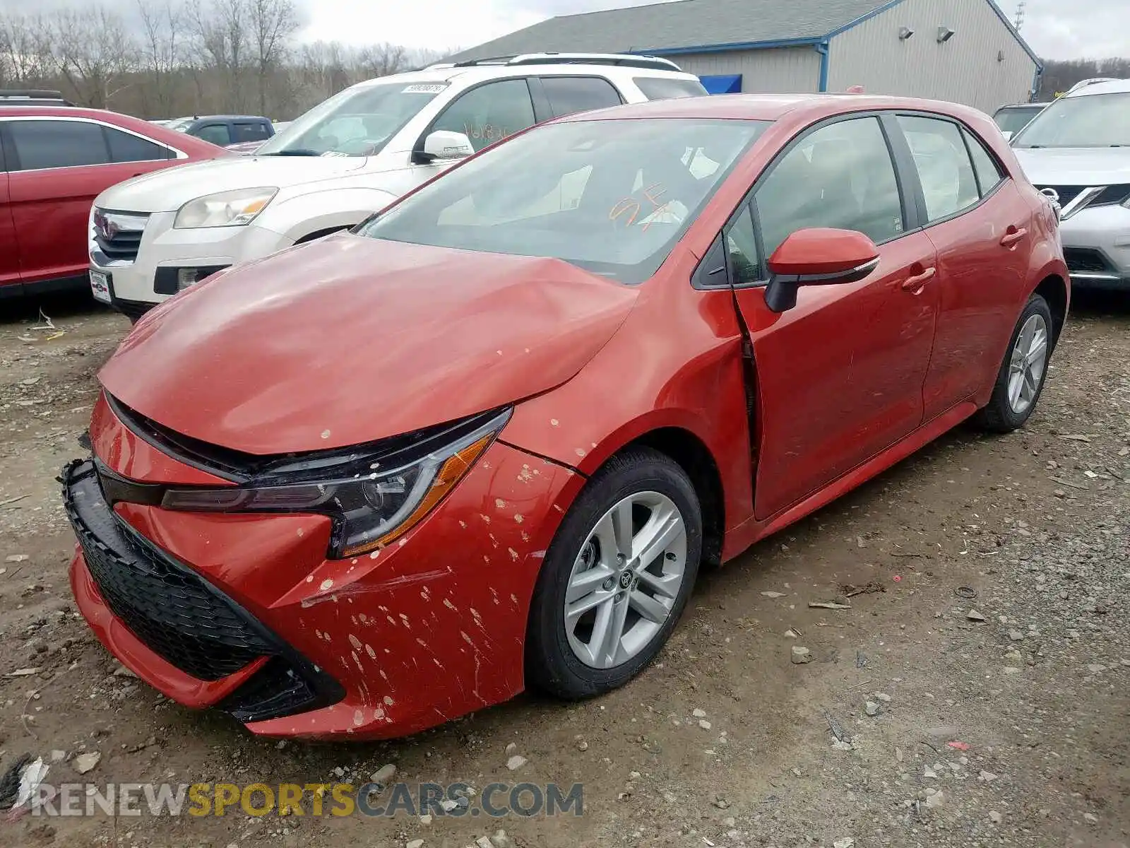 2 Photograph of a damaged car JTNK4RBEXK3073237 TOYOTA COROLLA 2019
