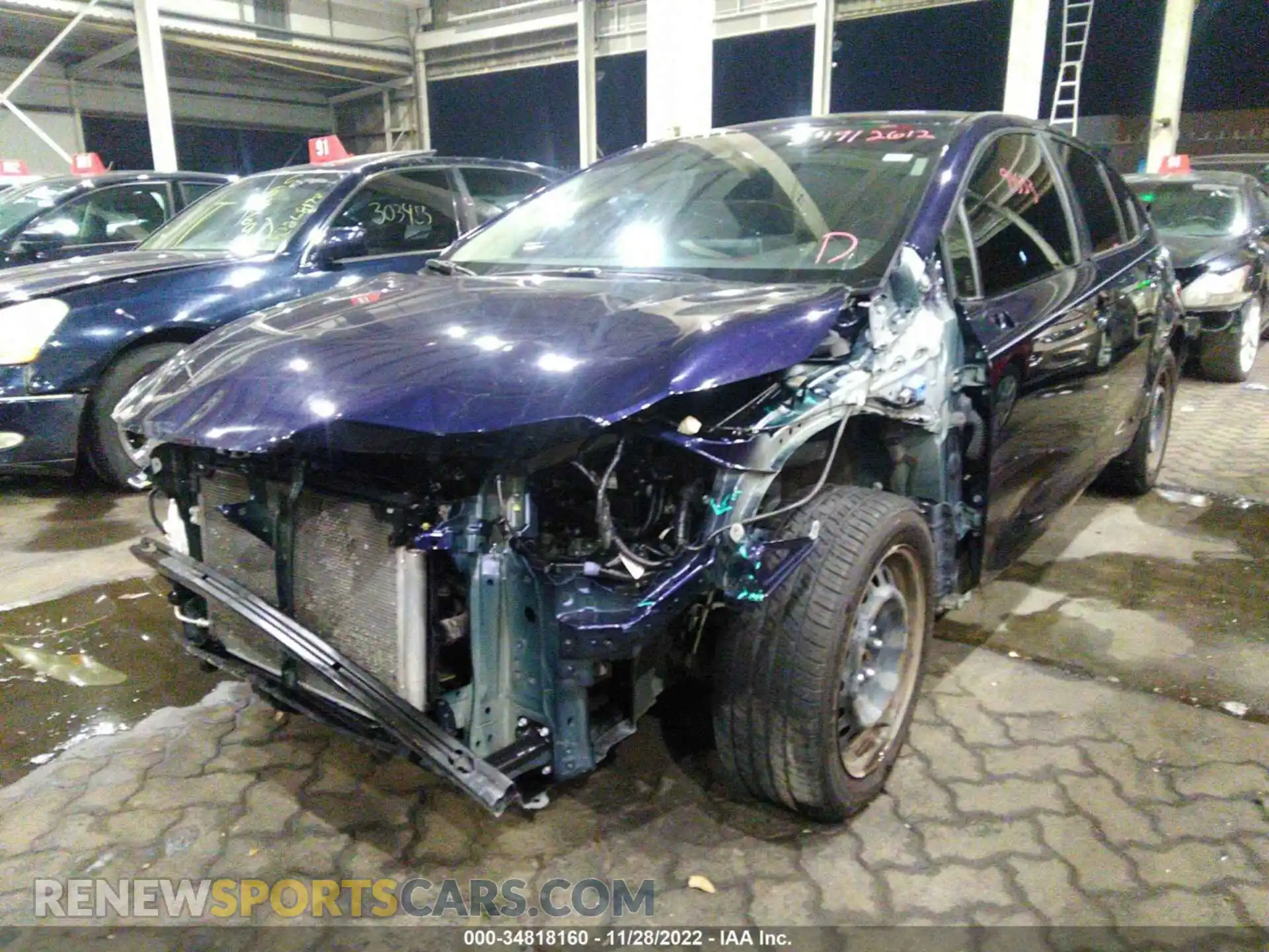 2 Photograph of a damaged car 00DEPRAE9LJ052063 TOYOTA COROLLA 2020