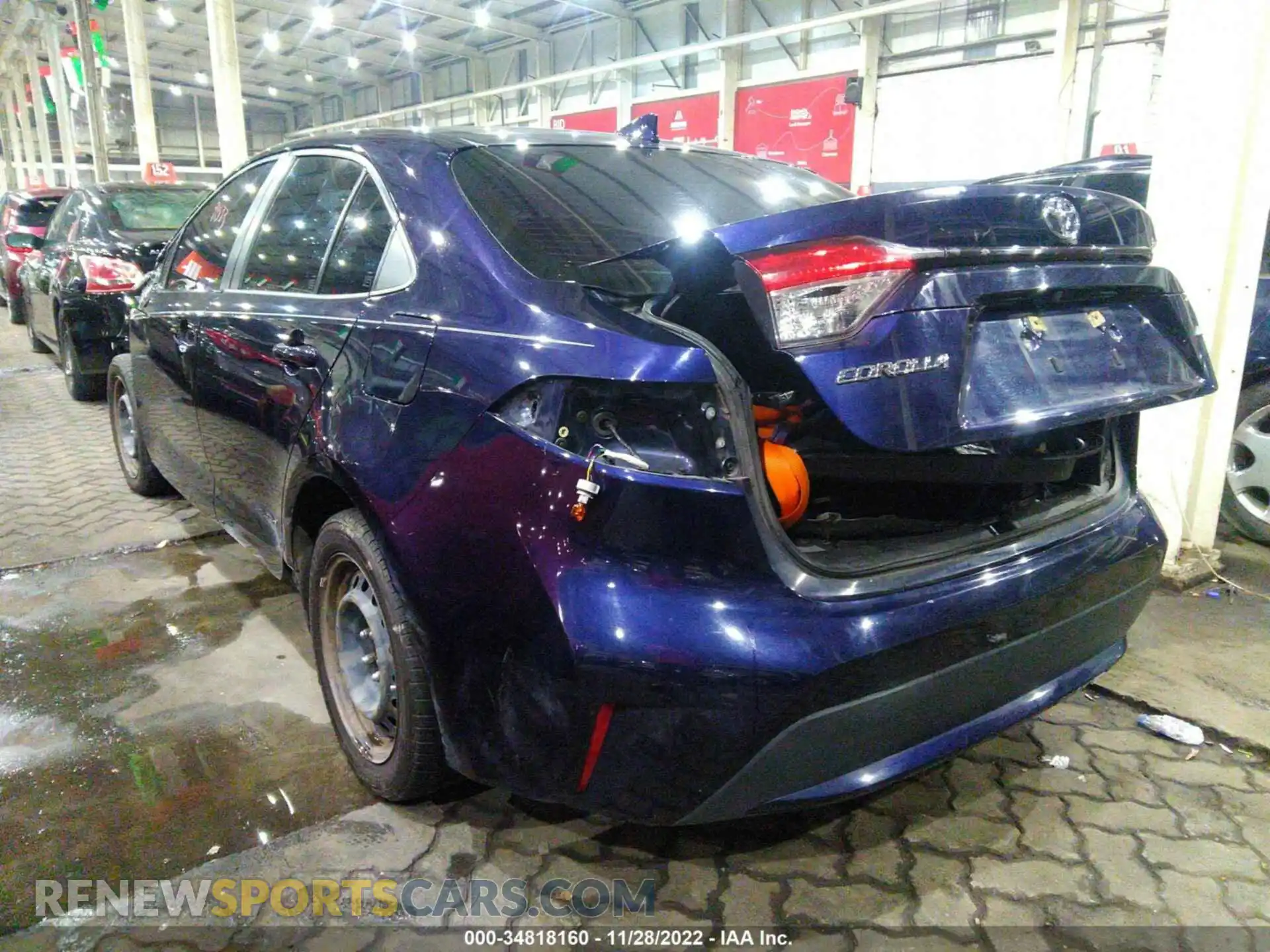 3 Photograph of a damaged car 00DEPRAE9LJ052063 TOYOTA COROLLA 2020