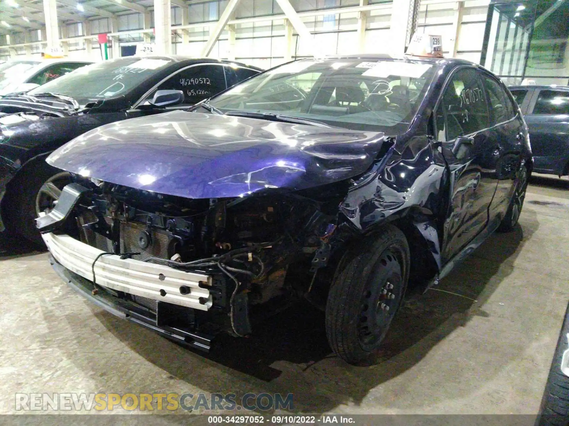 2 Photograph of a damaged car 00DS4RCE7LJ032077 TOYOTA COROLLA 2020