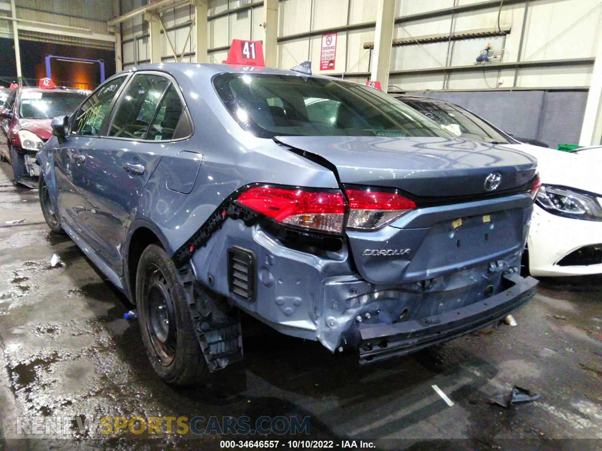 3 Photograph of a damaged car 00FEPRAE1LP096148 TOYOTA COROLLA 2020