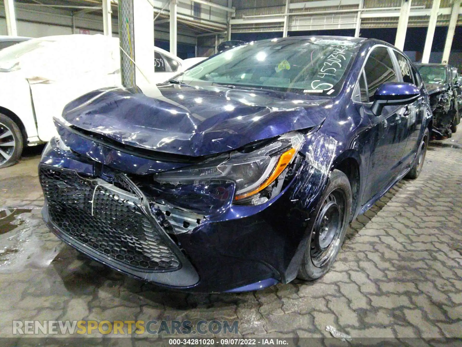 2 Photograph of a damaged car 00FEPRAE3LP145835 TOYOTA COROLLA 2020