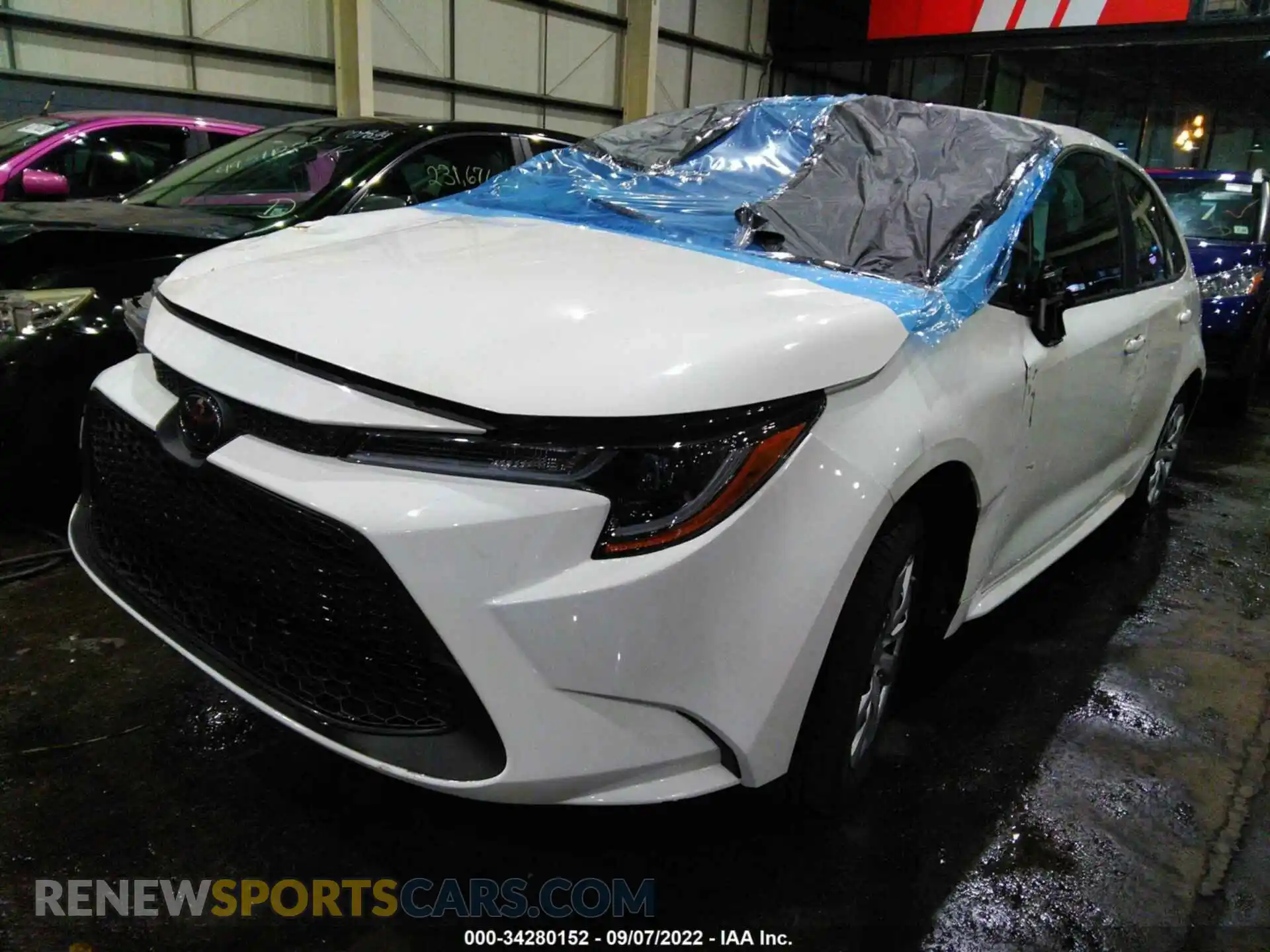 2 Photograph of a damaged car 00FEPRAEXLP097587 TOYOTA COROLLA 2020