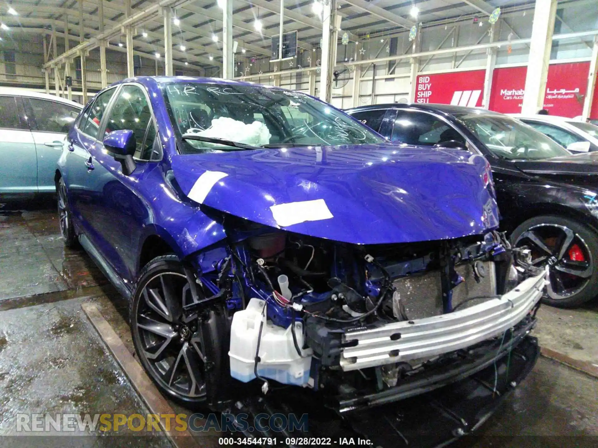 1 Photograph of a damaged car 00FS4RCE8LP025957 TOYOTA COROLLA 2020