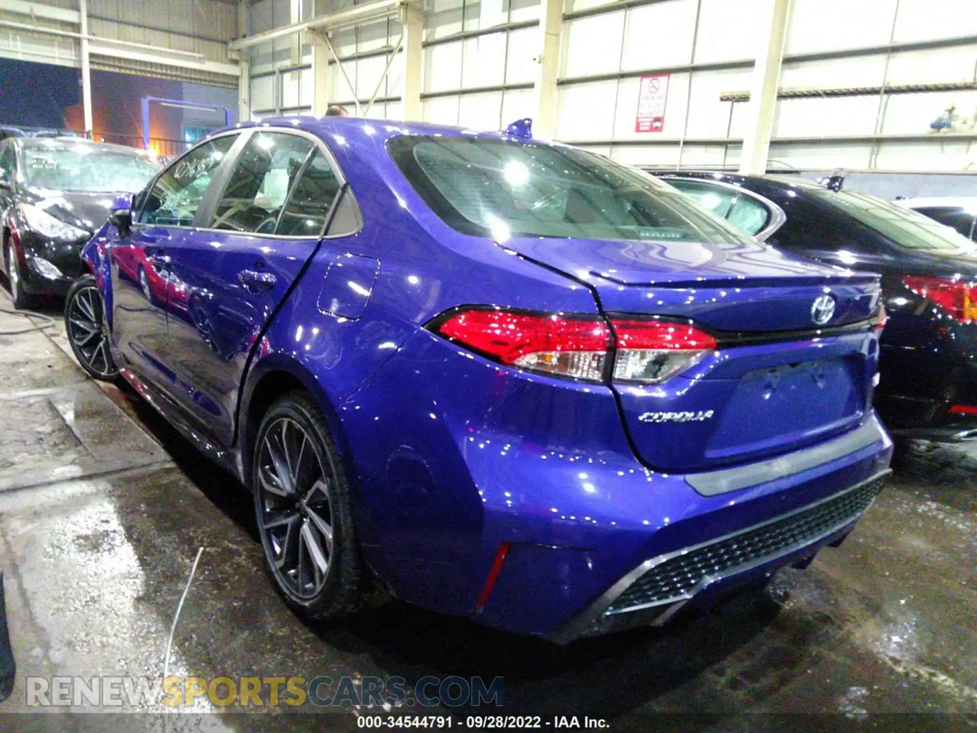 3 Photograph of a damaged car 00FS4RCE8LP025957 TOYOTA COROLLA 2020