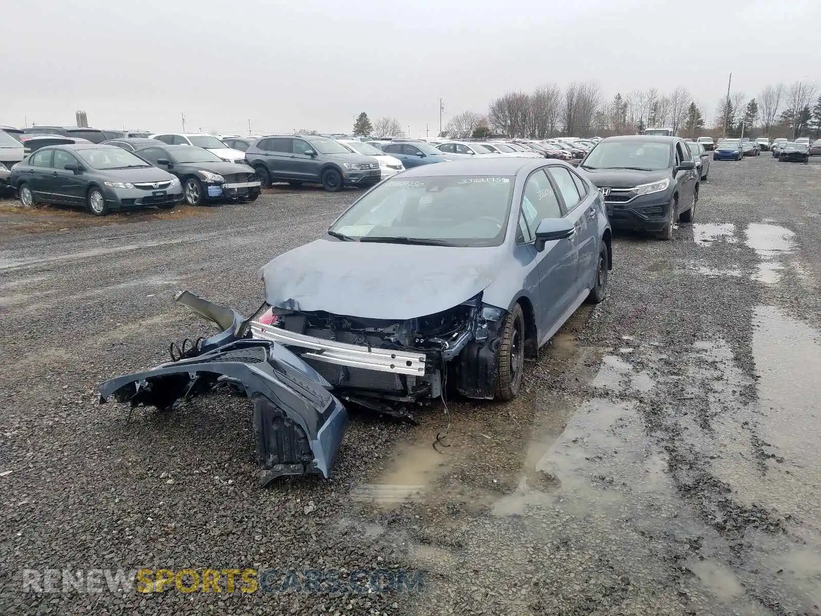 2 Photograph of a damaged car 5YFB4RBE1LP002845 TOYOTA COROLLA 2020