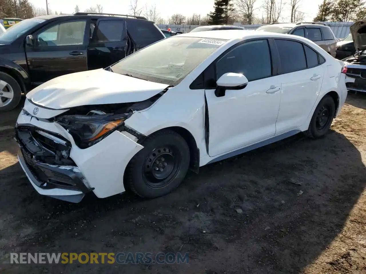1 Photograph of a damaged car 5YFB4RBE1LP006118 TOYOTA COROLLA 2020